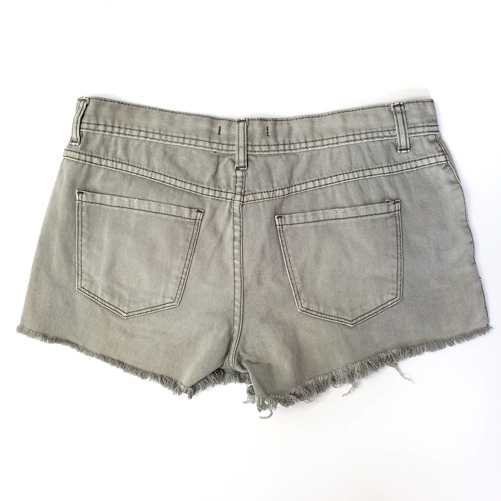 Free People Light Green High Rise Denim Jean Shorts - Picture 5 of 5